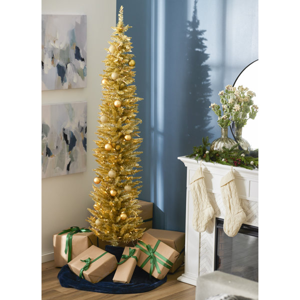 Polygroup Trading Ltd Home Heritage 7 Foot Pencil Artificial Prelit